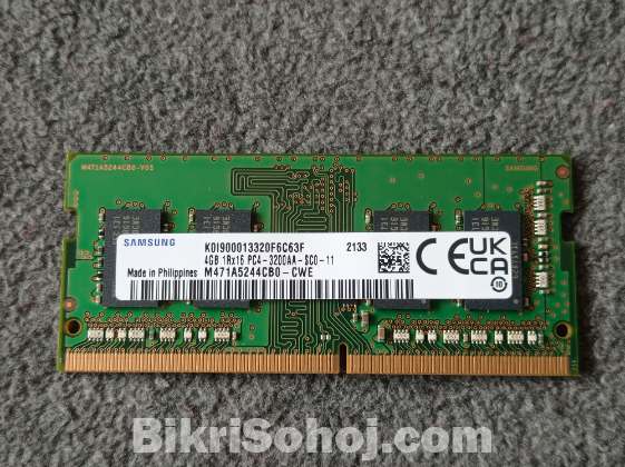 4Gb original laptop Ram